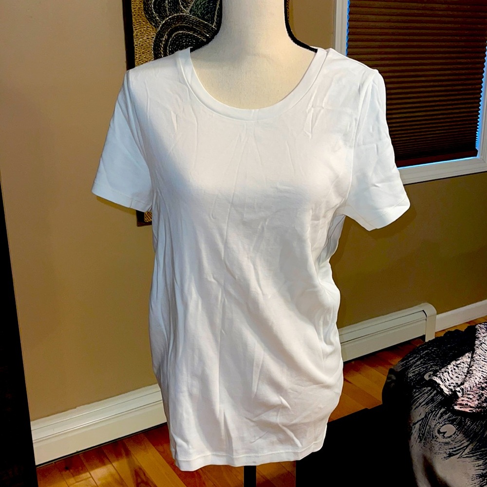 J. Crew Perfect fit tee size XL, off white